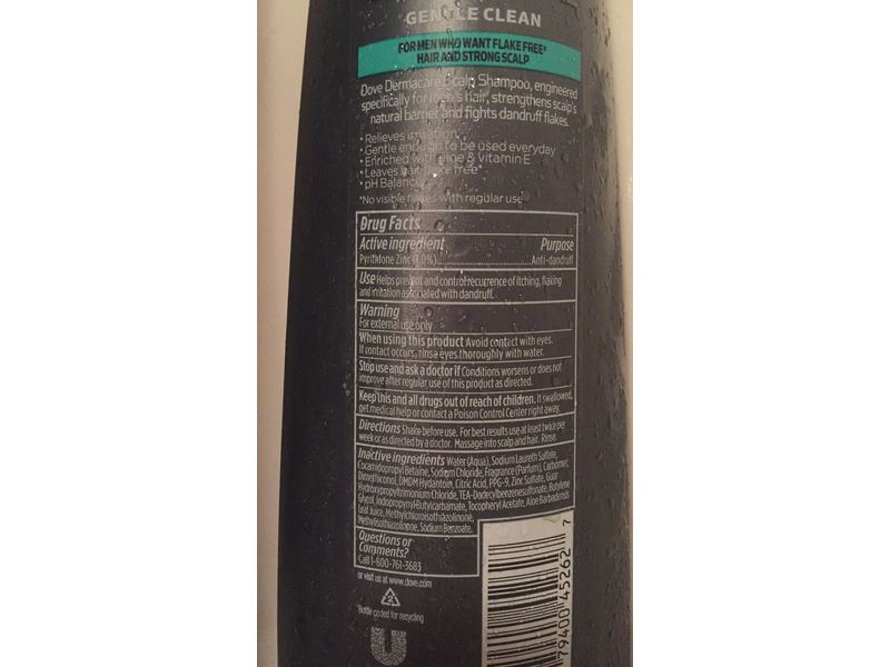 Dove Men + Care Dermacare Scalp Anti-Dandruff Fortifying Shampoo + Conditioner, 12 fl oz/355 mL