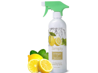 Simply Multipurpose Cleaning Spray, Vinegar + Lemon, 16.9 fl oz/500 mL