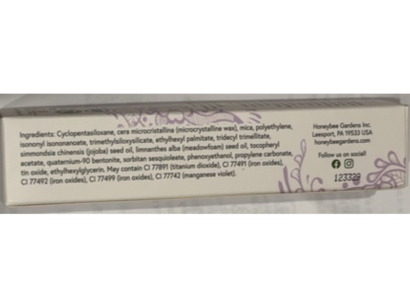 Honeybee Gardens Instant Shadow Stik, Lavender Moon Shimmer, 0.05 fl oz/1.6 g