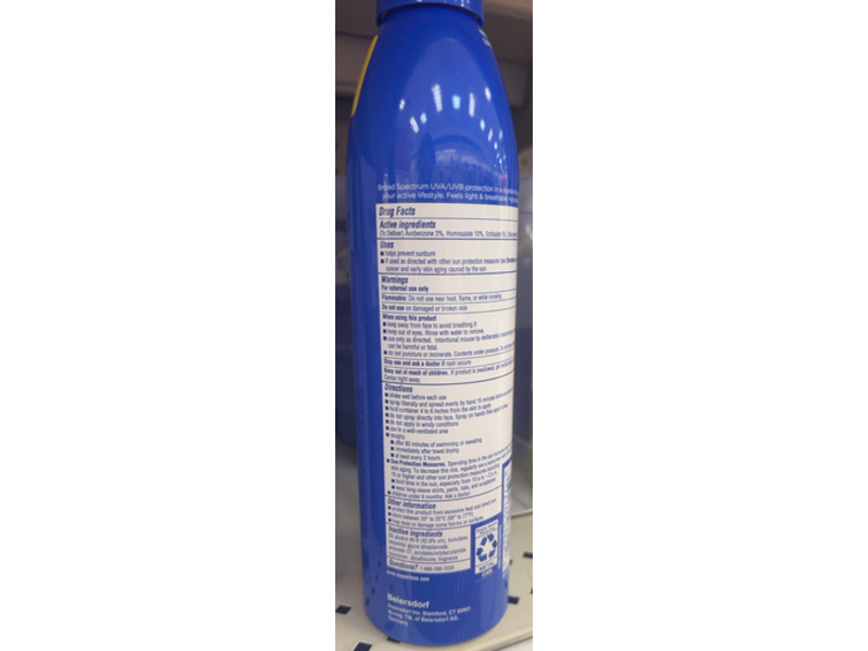 Coppertone Sport 4 In1 Sunscreen Spray, SPF 50, 7.3 oz/208 g