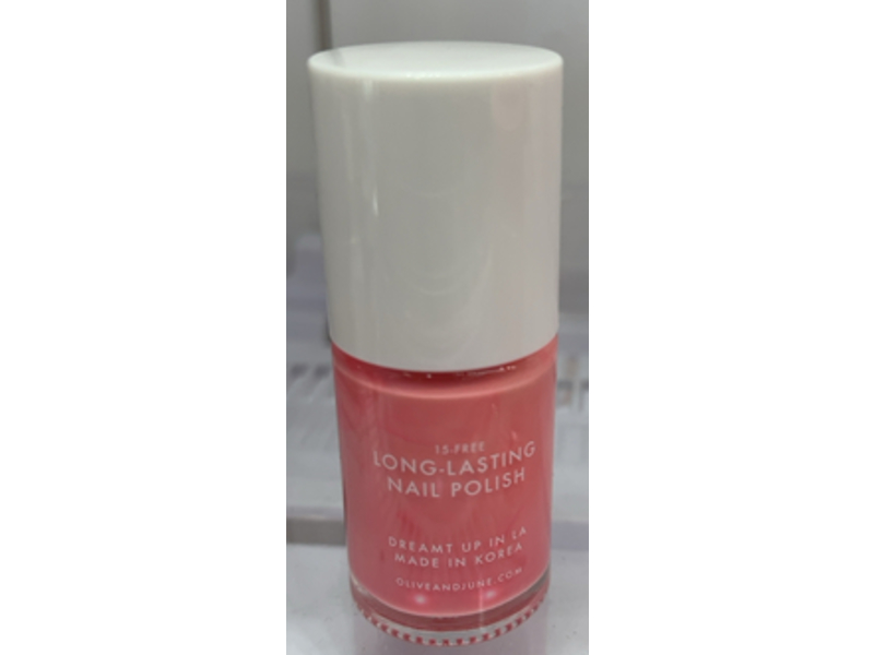 Olive & June Long Lasting Nail Polish, Hot Strawberry, 0.46 fl oz