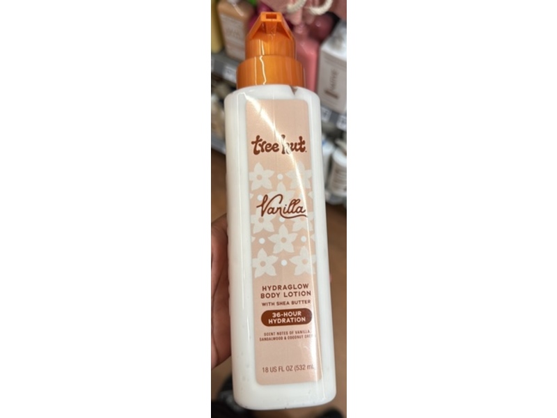 Tree Hut Hydraglow Body Lotion, Vanilla, Shea, 18 fl oz/532 mL