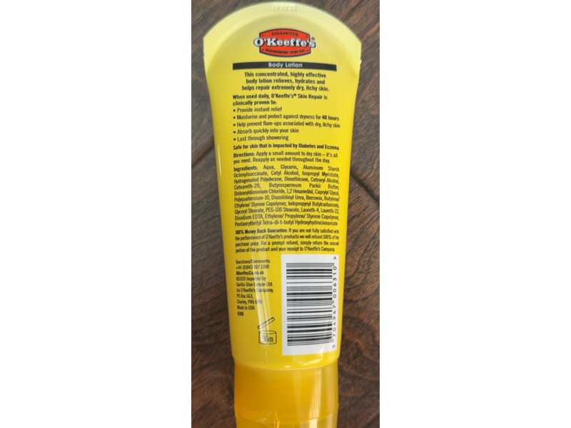 O'Keeffe's Skin Repair Body Lotion, 80 mL