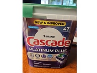 Cascade Platinum Plus Dishwasher Detergent, Fresh Scent, 26.6 oz/754 g, 47 Count - Image 3