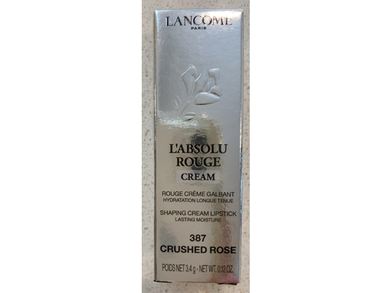Lancome Shaping Cream Lipstick, 387 Crushed Rose, 0.12 oz/3.4 g