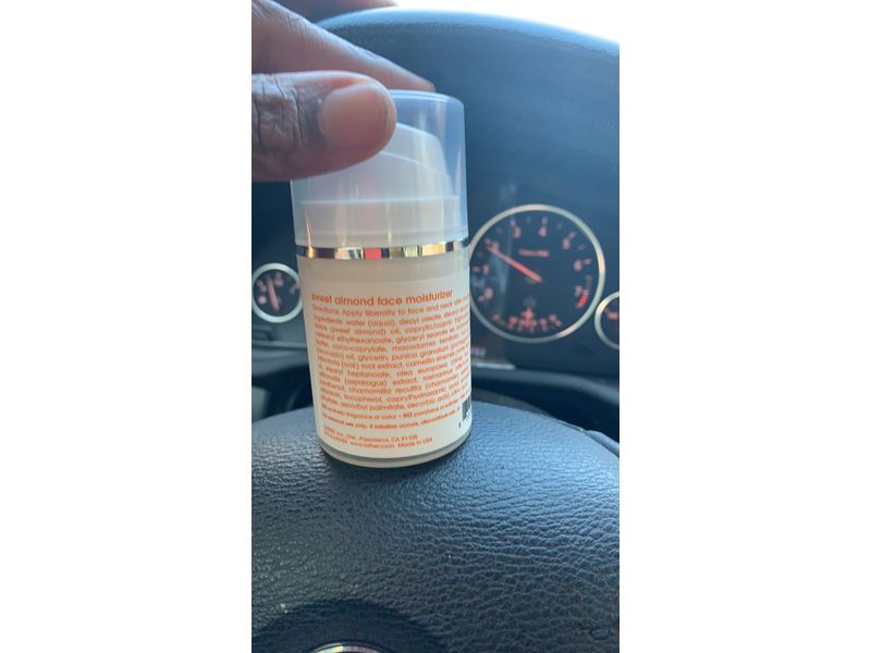 Lather Face Moisturizer, Sweet Almond, 1.8 oz/51 g