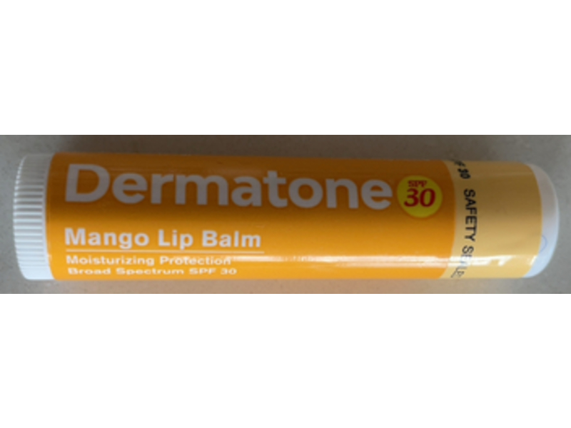 Dermatone Moisturizing Protected Lip Balm, SPF 30, Mango, 0.15 oz/4.2 g