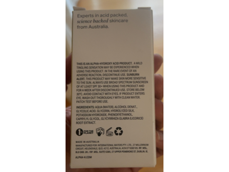 Alpha-H Liquid Gold Exfoliating Treatment, 3.38 fl oz/100 mL