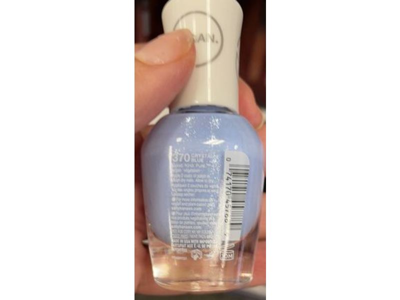 Sally Hansen Good Kind Pure Nail Color, Crystal Blue, 0.34 fl oz/10 mL