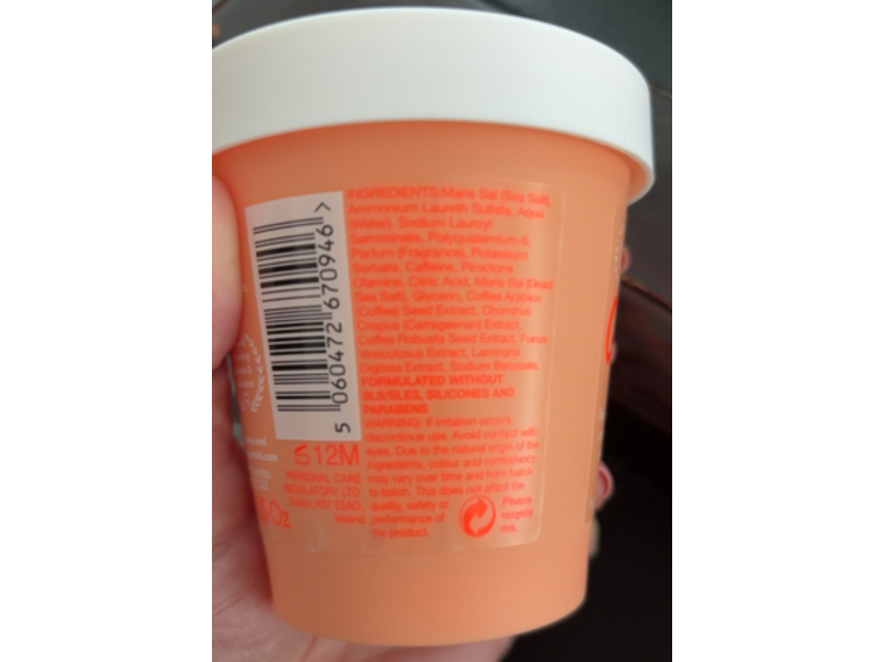 Umberto Giannini Grow Scalp Scrub, Caffeine-Gro Complex, 250 g