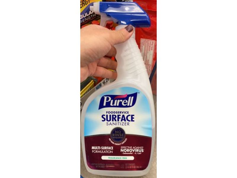 Purell Foodservice Surface Sanitizer, Fragrance Free, 32 fl oz/946 mL