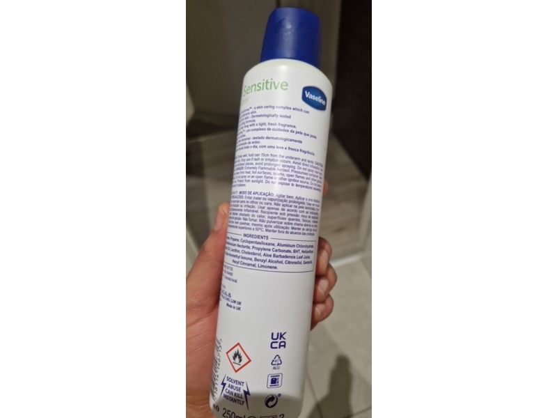 Vaseline Anti-Perspirant Aloe, 250 mL