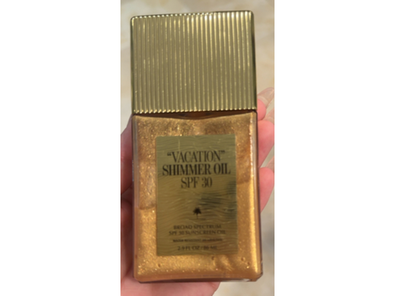 Vacation Sunscreen Shimmer Oil, SPF 30, 2.9 fl oz/86 mL