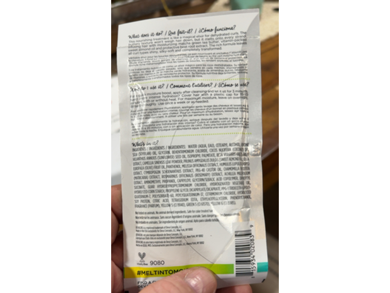 Deva Curl Melt Into Moisture Conditioning Mask, Matcha Butter, 1 fl oz/30 mL