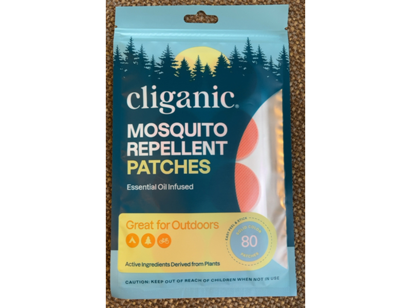 Cliganic Mosquito Repellent Patches, 0.64 oz, 80 Count