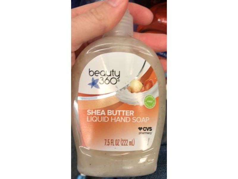 Beauty 360 Liquid Hand Soap, Shea Butter, 7.5 fl oz/222 mL
