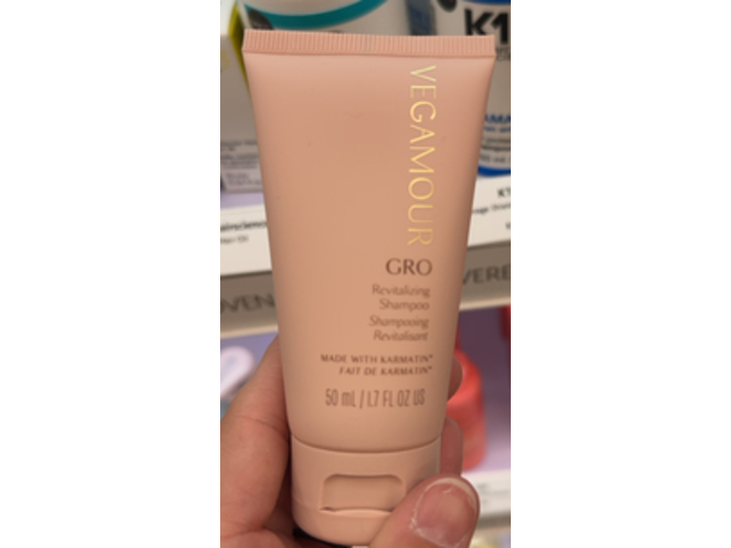 Vegamour Gro Revitalizing Shampoo, 1.17 fl oz/50 mL