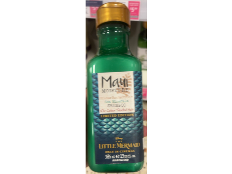 Maui Moisture Limited Edition Color Protection + Sea Minerals Shampoo, Disney Little Mermaid, 13 fl oz/385 mL