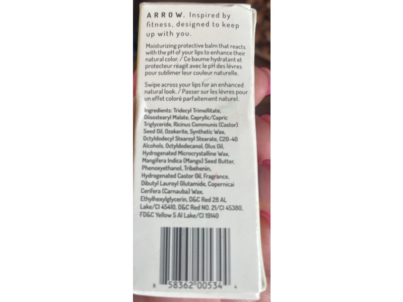 Arrow Boost Color Enhancing Lip Balm, 0.14 fl oz/4 g