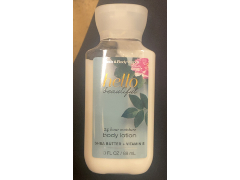 Bath & Body Works Body Lotion, Hello Beautiful, 3 fl oz/88 mL