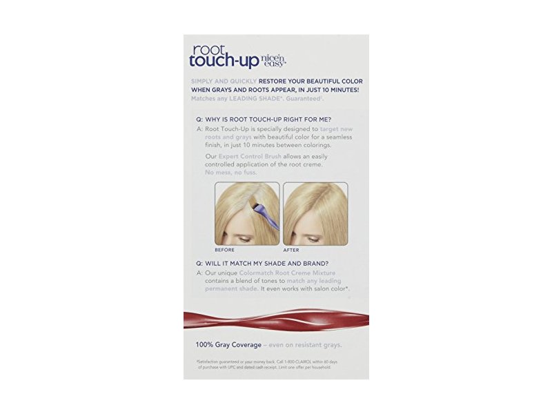 Clairol Nice' N Easy Root Touch-Up, 9 Light Blonde, 1 ct