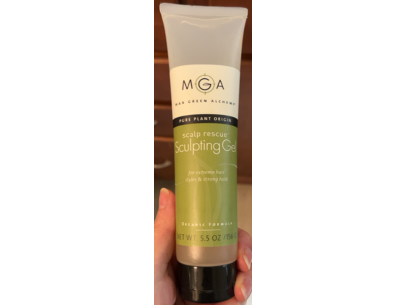 Max Green Alchemy Sculpting Gel, Organic Formula, 5.5 oz/156 g