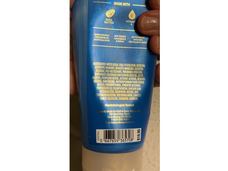 Bath & Body Works True Blue Spa Super Rich Body Cream, Shea Butter, 8 oz