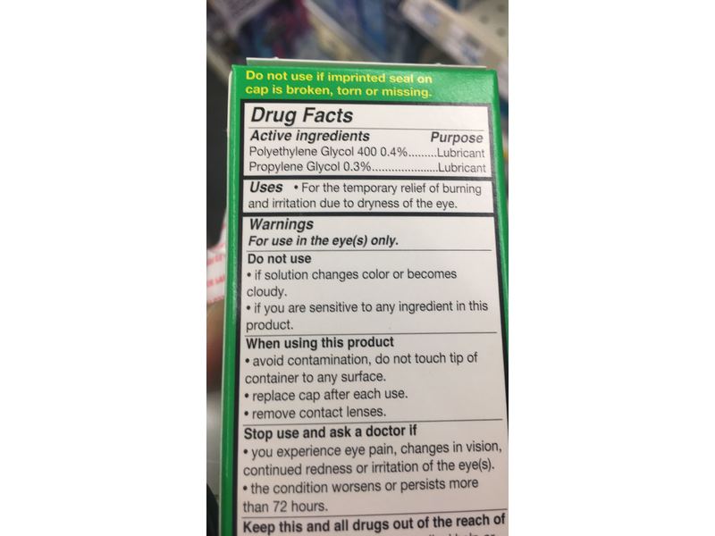 CVS Pharmacy Fasting Acting Lubricant Eye Drops, 0.5 fl oz/15 mL
