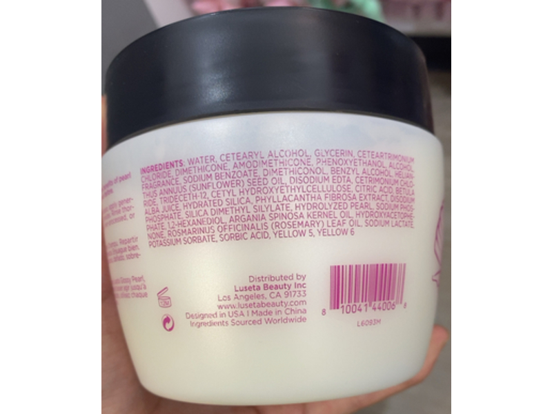 Luseta Glossy Pearl Hair Mask, 16.9 fl oz/500 mL