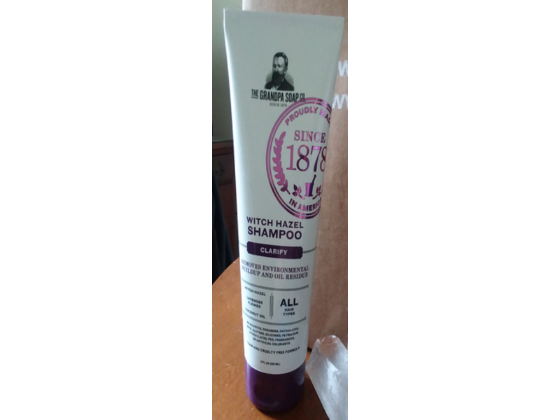 The Grandpas Soap Co Clarify Shampoo, Witch Hazel, 8 fl oz/235 mL