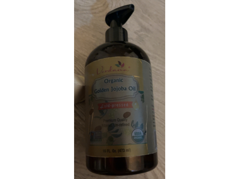 Verdana Organic Golden Jojoba Oil, 16 fl oz/473 mL