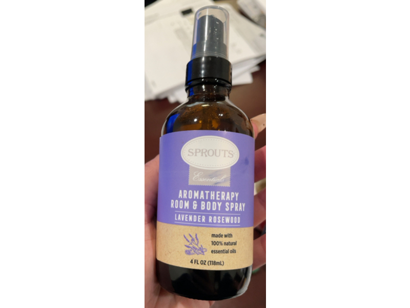 Sprouts Aromatherapy Room & Body Spray, Lavender Rosewood, 4 fl oz/118 mL