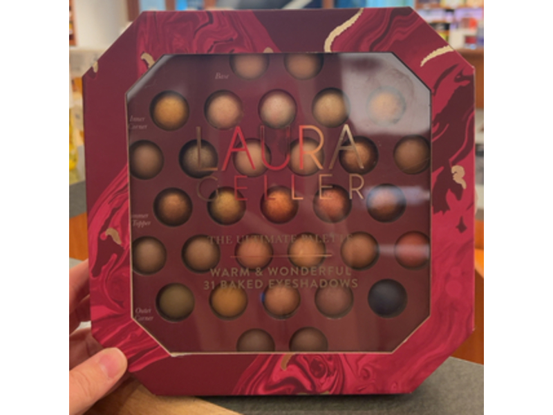 Laura Geller The Ultimate Baked Eyeshadow Palette, Warm & Wonderful, 0.02 oz/0.6 g