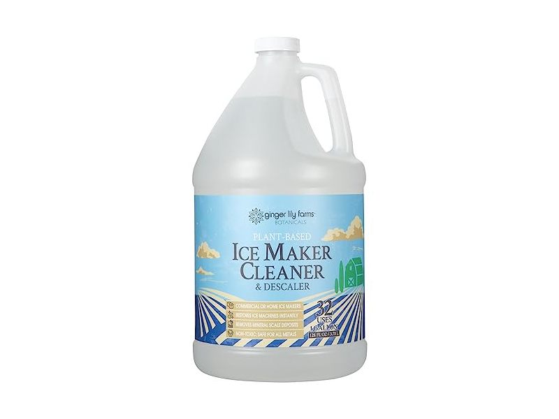 Ginger Lily Farms Botanicals Ice Maker Cleaner, 32 Loads, 128 oz/3.78 L