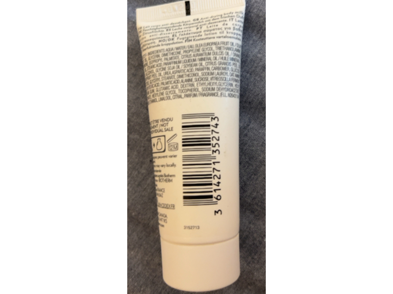 Biotherm Lait Corporel Anti-Drying Body Milk, 1.35 fl oz/40 mL