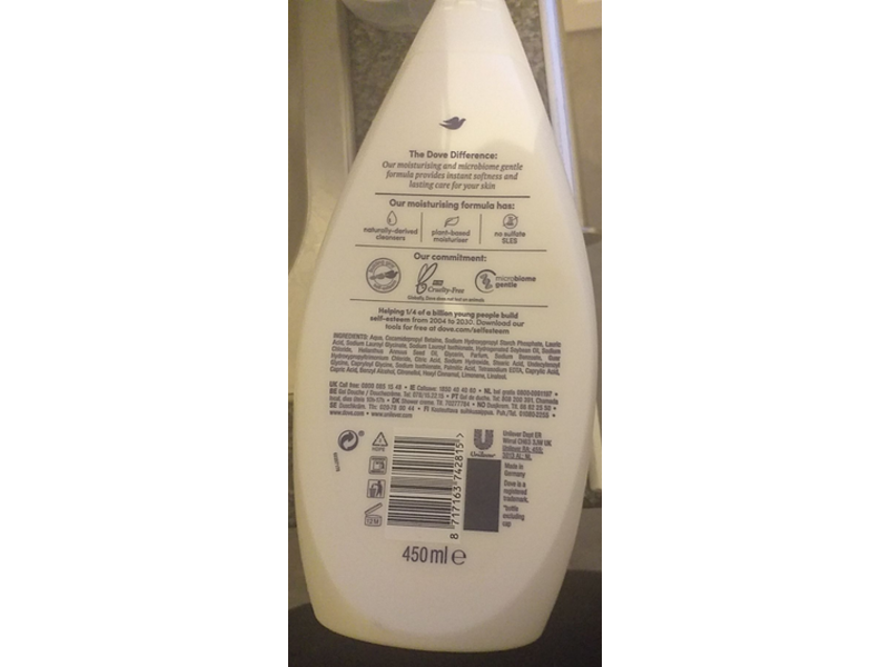 Dove Deeply Nourishing Body Wash, 450 mL