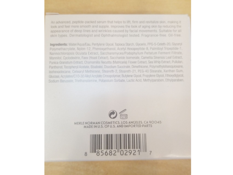 Merle Norman Wrinkle Smoother Lift & Smooth Serum, 1 fl oz/30 mL