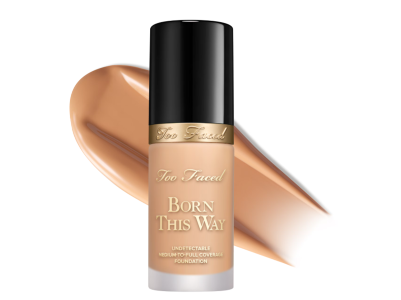Too Faced Born This Way Undetectable Foundation, Warm Nude, Medium-To-Full Coverage, 1.0 oz/30 mL