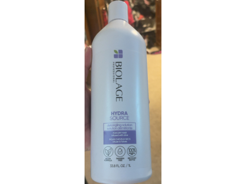 Biolage Hydra Source Detangling Solution, 33.8 fl oz/1 L