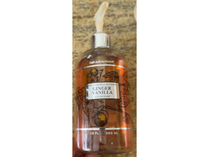 Bath & Body Works The Perfect Autumn Ginger Vanilla Hand Soap, 12 fl oz/355 mL