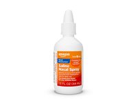 Amazon Basic Care Saline Nasal Moisturizer Spray, 1.5 fl oz/44 mL - thumbnail 1