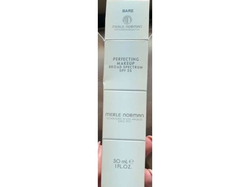Merle Norman Perfecting Makeup Foundation, SPF 25, Bare, 1 fl oz/30 mL