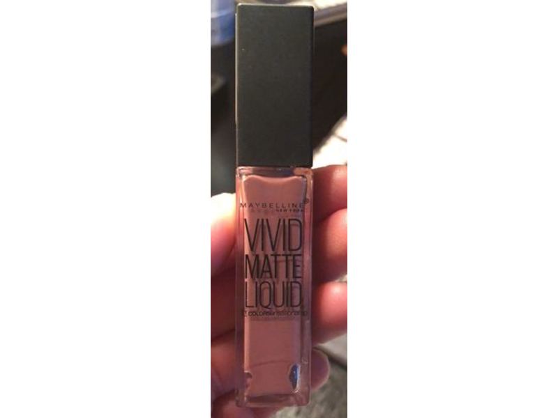 Maybelline Color Sensational Vivid Matte Liquid Lipstick, Grey Envy, 0.26 fl. oz/7.7 mL
