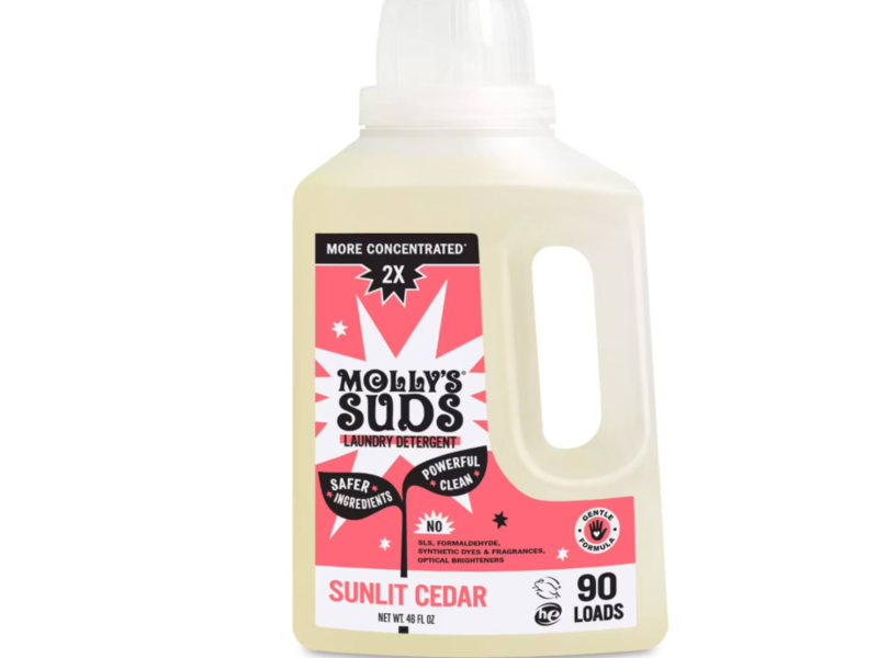 Molly's Suds Laundry Detergent, Sunlit Cedar, 90 Loads, 46 fl oz