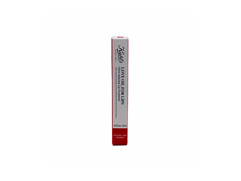 Kiehl's Love Oil For Lips Glow-Infusing Lip Treatment, Apothecary Cherry, 0.3 oz/9 ml