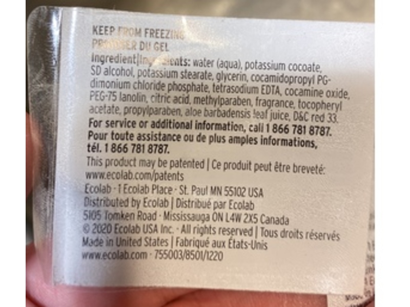 Ecolab Endure Plus Foam Hand Soap, 25 fl oz/750 mL