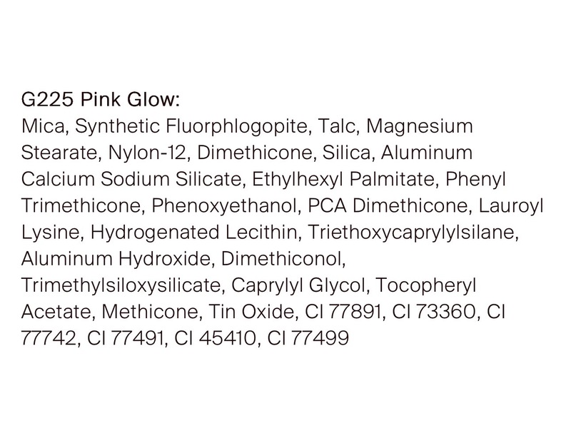 Joocyee Aura Glazed Blush & Highlighter, G225 Pink Glow, 0.176 oz/5 g