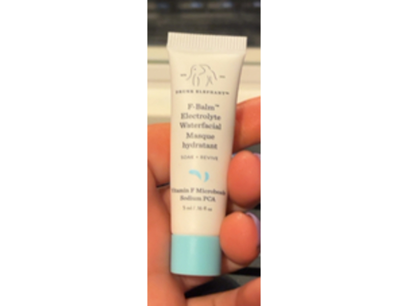 Drunk Elephant F-balm Electrolyte Waterfacial Masque, 0.16 fl oz.5 mL