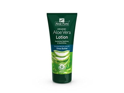 Aloe Pura Organic Aloe Vera Lotion, Shea Butter, 200 mL