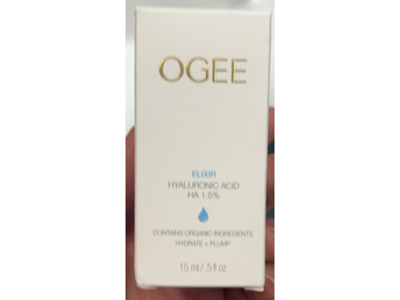 Ogee Hyaluronic Acid HA 1.5% Elixir, 0.5 fl oz/15 mL